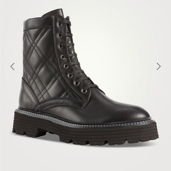 NWT 🇨🇦 La Canadienne Yasmine Combat Boots 41 - Picture 1 of 16